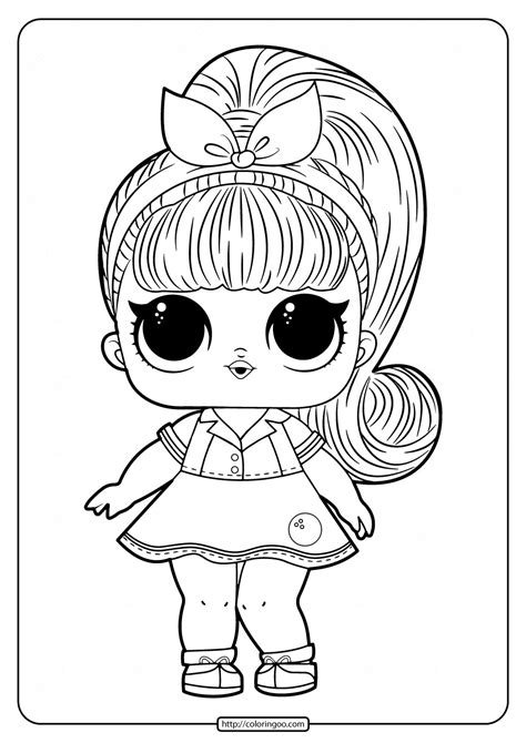 lol doll printable coloring pages customize  print