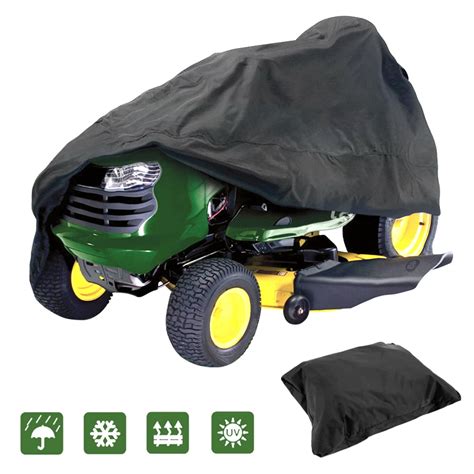 iclover lawn mower coverwaterproof riding mower cover heavy duty mildew resistant uv protection