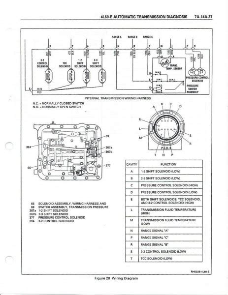 le solenoid wiring diagram  le transmission car wiring diagram