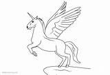 Unicorn Coloring Winged Pages Fly Ready Color Printable Adults Kids sketch template
