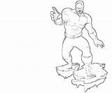 Avalanche Character sketch template