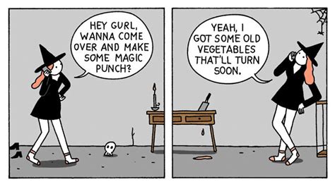 these ‘slutty witch comics are exactly what your inner witch needs this halloween