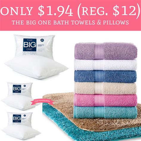 Hot Only 1 94 Regular 12 The Big One Bath Towels