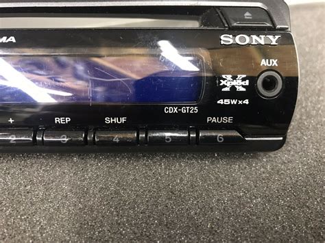 sony cdx gt xplod car radio stereo face front panel jt audio