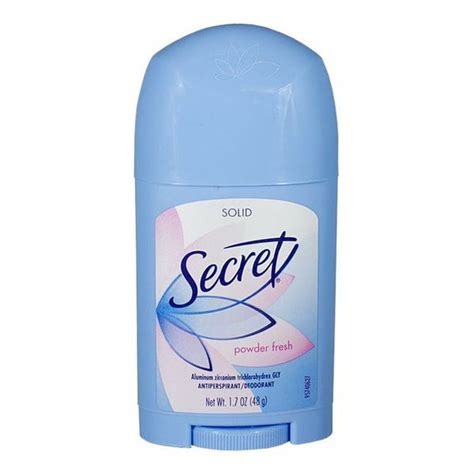 travel size secret powder fresh deodorant  oz weiners