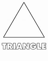 Coloring Shapes Pages Triagle Printable Kids Triangle Shape Toddlers Color Worksheet Sheets Preschool Worksheets Print Bestcoloringpagesforkids Children Netart Activities Visit sketch template