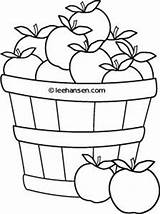 Coloring Basket Pages Apples Apple Printable Farm Sheet Fall Sheets Leehansen Clipart Stand Use Kids Harvest Template Templates Baskets Fruits sketch template