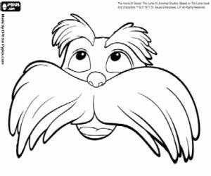 dr seuss  lorax coloring page printable game  lorax dr seuss