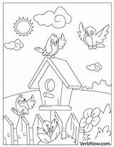 Verbnow Birdhouse Flock sketch template