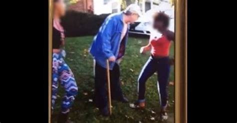 police locate rude teen girls who attacked an elderly man and ran off