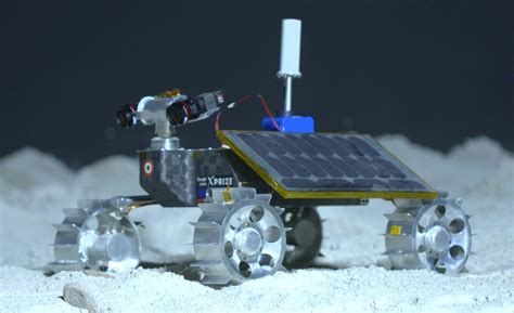 moon exploration science sleuthing  printer sized lunar rover