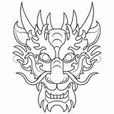 Coloring Masque Supercoloring Chinois Drachen Chinesische Malvorlagen sketch template