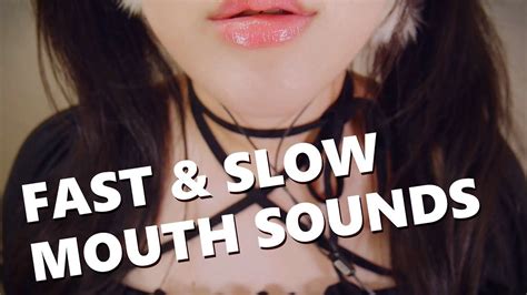 Asmr Fast And Slow Wet Mouth Sounds 👄입소리모음