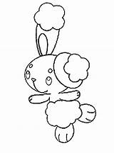 Pokemon Buneary Coloring Pages Pokémon Drawings Morningkids sketch template