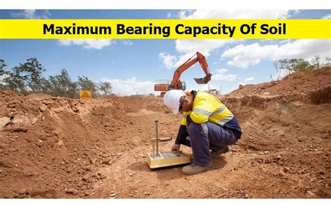 maximum  safe bearing capacity  soil daily civil