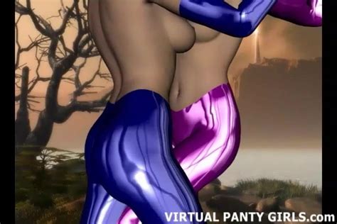 3d sci fi hentai babe in a skin tight catsuit free porn