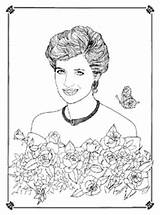 Diana Princess Coloring Pages Printable Colouring People Getdrawings Getcolorings sketch template