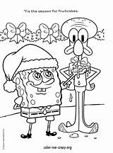 Spongebob Coloring Pages Christmas Squarepants Krabby Boys Very Holiday Printable Kids Colouring Squidward Patrick Printables sketch template