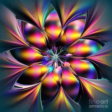 Stained Glass Flower Digital Art By Greg Moores