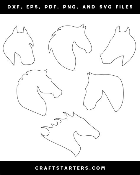 horse mask template