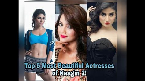 Top 5 Most Beautiful Actresses Of Naagin 2 Youtube