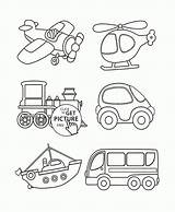 Transportation Coloring Pages Printable Kids Vehicles Transport Toddlers Drawing Preschool Bus Color Printables Sheets Kid Wuppsy Colouring Cars School Print sketch template
