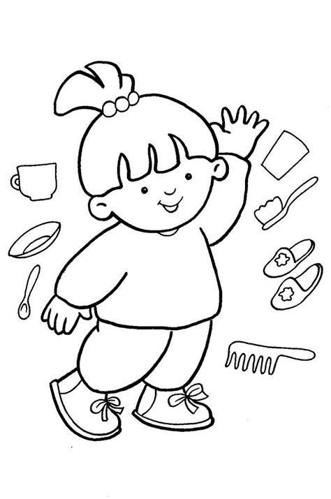 preschoolers coloring pages   human body coloring home