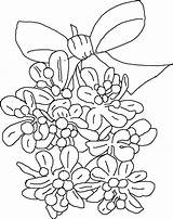 Mistletoe Vischio sketch template