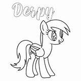 Coloring Pony Little Pages Color Derpy Will Toddler Top sketch template