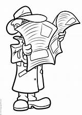 Coloring Pages Investigators Private sketch template