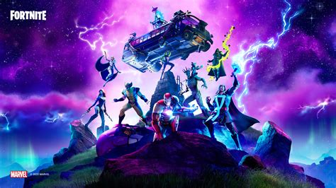 guerra en el nexus los heroes marvel llegan  fortnite  la temporada