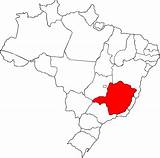 Minas Gerais Brazil Map Geography Kidzone Showing Where States sketch template