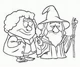 Hobbit Dwarves Bilbo Coloringhome Everfreecoloring sketch template