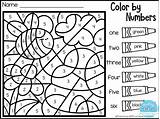 Color Code Kindergarten Pages Coloring Colors Math Worksheets Printable Teacherspayteachers Sold Activities School sketch template