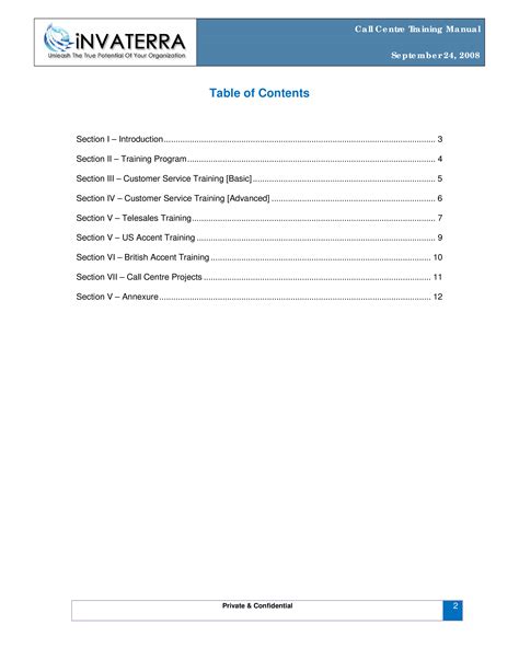 sample training manual template collection