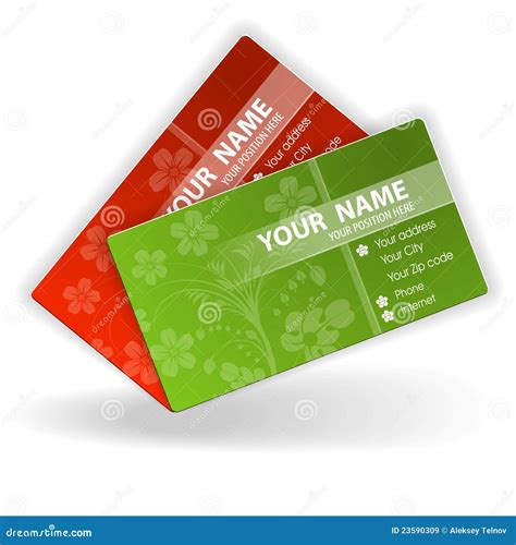 business card template stock vector illustration  frame
