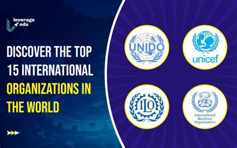 list  top international organizations  functions  leverage