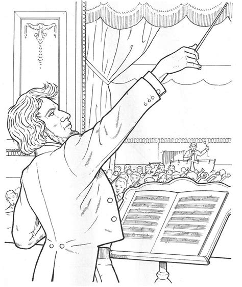 composer coloring  coloring  coloring sheets coloring pages