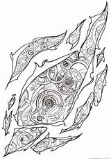 Tattoo Steampunk Ripped Skin Drawing Flesh Drawings Rip Metacharis Deviantart Sleeve Tattoos Gears Torn Search Google Exposed Polynesian Half Designs sketch template