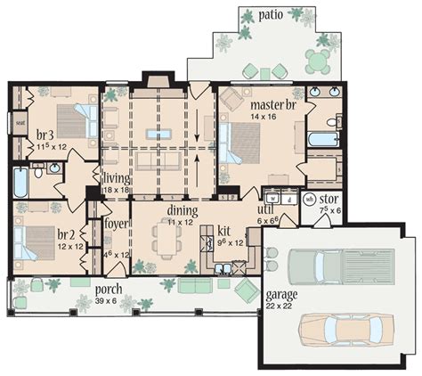 split bedroom ranch design jh architectural designs house plans