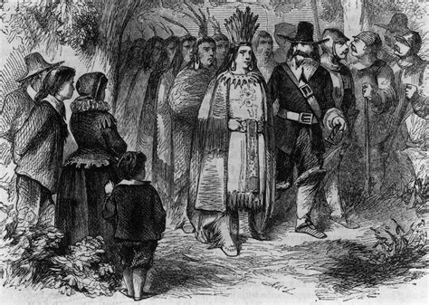 Native Americans Teaching Pilgrims