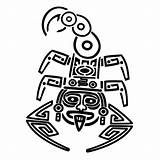 Aztec Mayan Scorpion Tribal Maya Ruins Civilization Scorpione Location Cartaginesi Coloringkids sketch template
