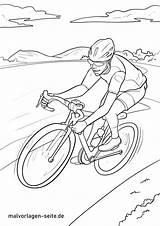 Fahrrad Ausmalbilder Rennrad Malvorlage Fahren sketch template