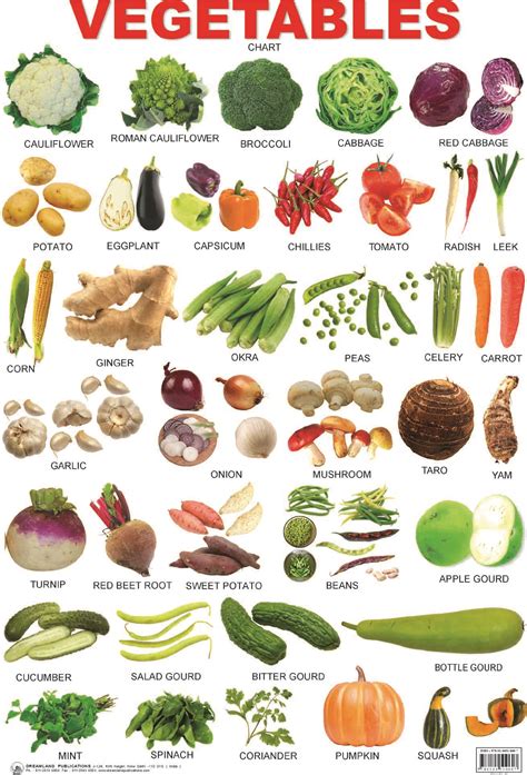 great fruits  vegetables list vege island
