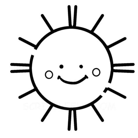sun coloring pages printable