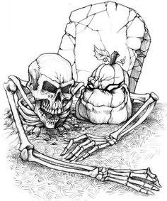 scary halloween coloring pages  adults  getcoloringscom
