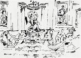 Fountain Trevi Rome Ginette Italy Ink Drawing Callaway Fineartamerica Sold sketch template