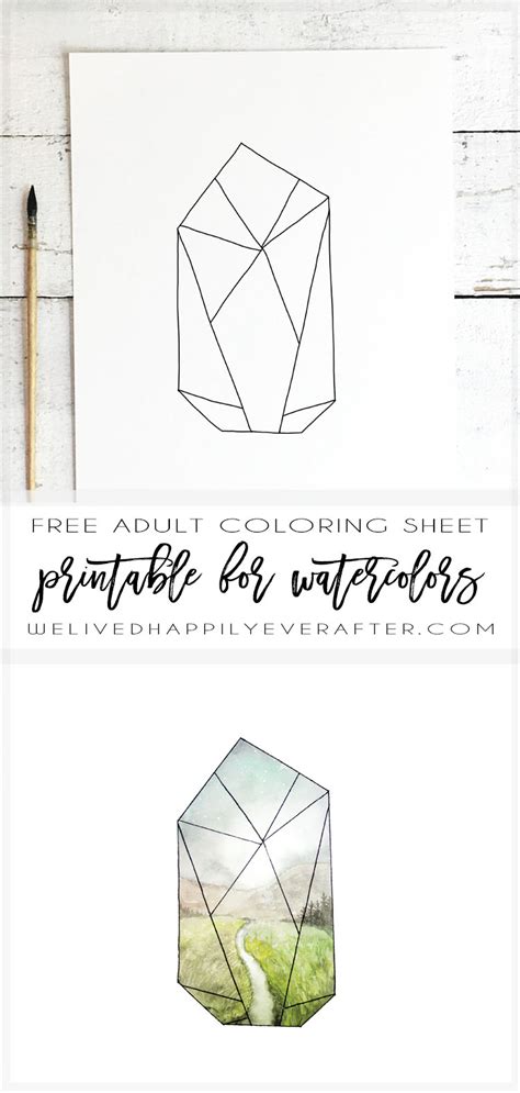 beautiful easy  printable landscape watercolor coloring sheets