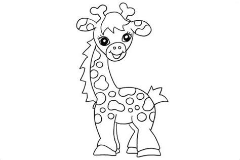 giraffe coloring pages  ai