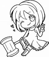 Chibi Coloring Pages Getcolorings Color Printable sketch template
